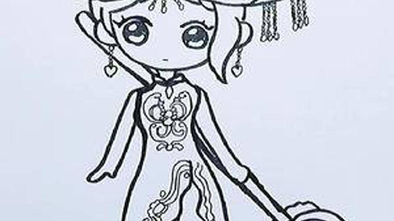 画叶罗丽辛灵仙子,你喜欢吗?#简笔画 #画画 #手绘_腾讯视频