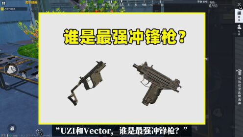 UZI和Vector，谁是最强冲锋枪？经过测试得出答案
