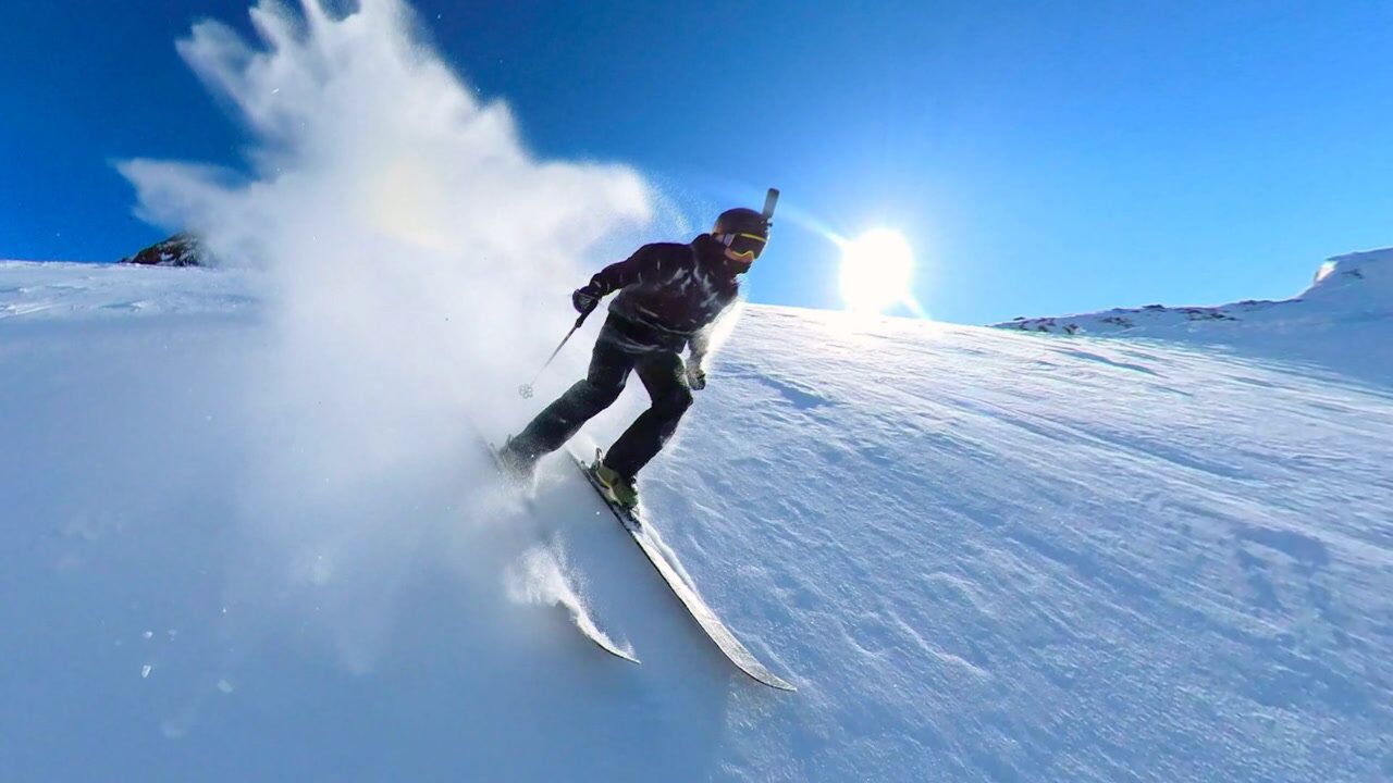 超燃滑雪混剪，每一帧都帅到炸裂_高清