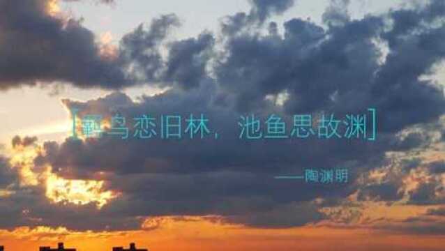 陶渊明笔下的诗句太绝了