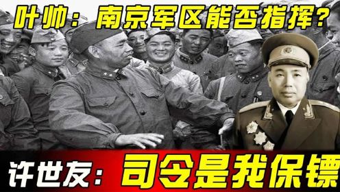 叶帅问许世友：南京军区还指挥得动不？许世友：司令是我保镖#好片推荐官#