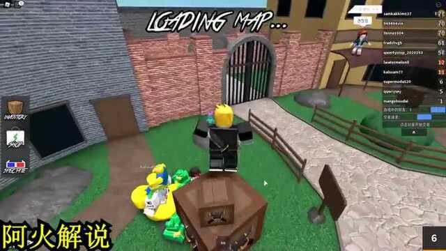 阿火和口袋roblox罗布乐思联机第32期:狼人杀模拟器,我被妹纸秒了