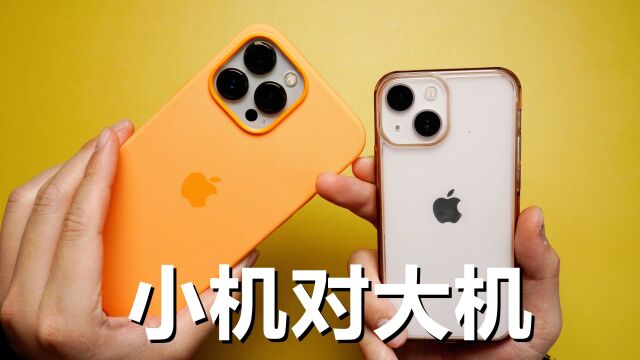 小机对大机!iPhone 13mini对比13 Pro Max,两者存在差距吗?