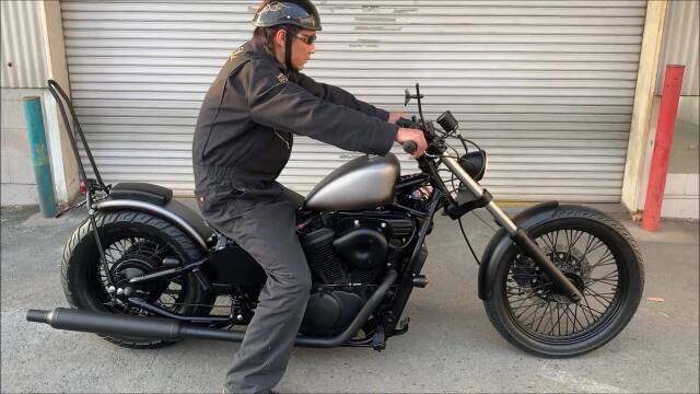 本田 铁马400 改装bobber风格复古摩托车