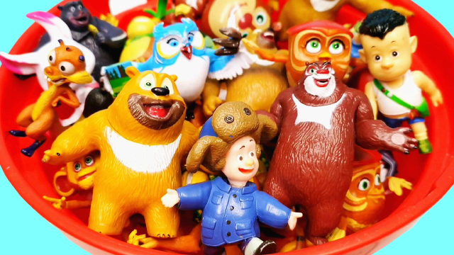 熊出没熊熊乐园玩具大集合 熊大熊二小光头强都在哦