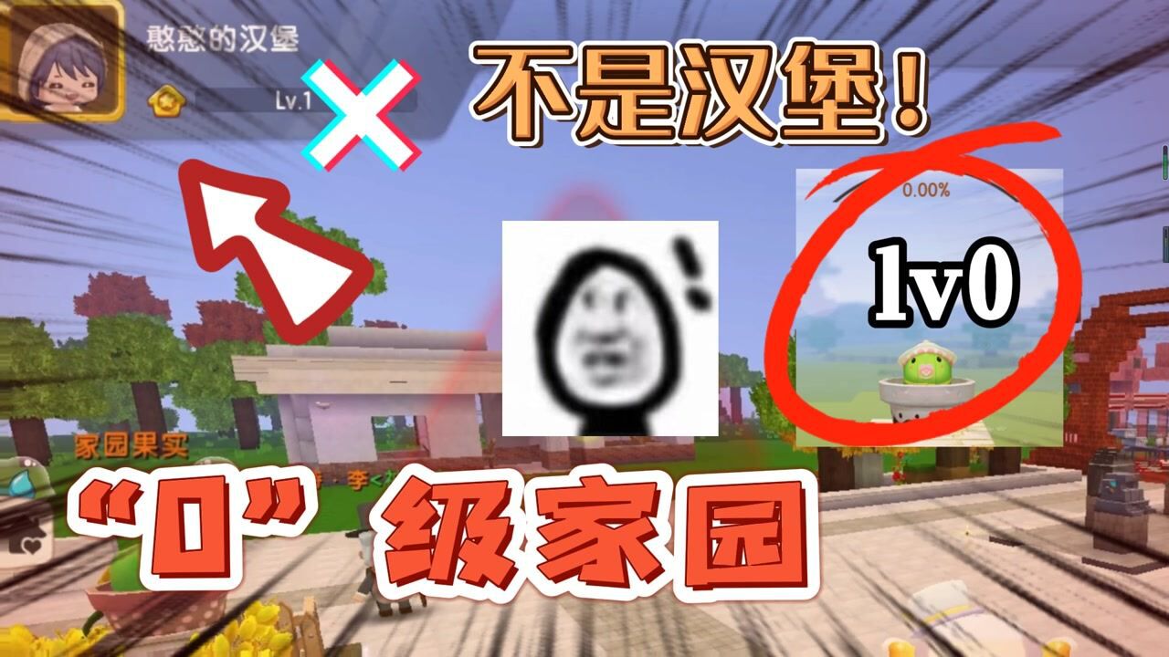 迷你世界:家园等级"0"级的人?比汉堡哥哥还低,和队长是朋友