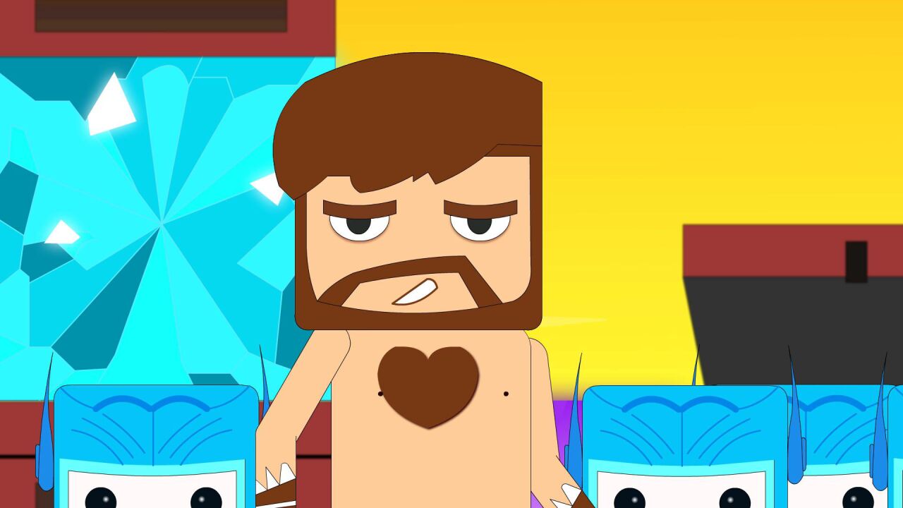 迷你小洞玩创造67:雪人全副武装,成功消灭牛群