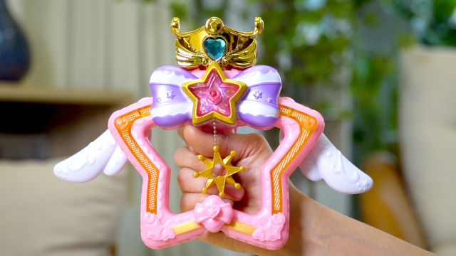 巴啦啦小魔仙夏乐彤甜星魔法棒,可以变形的魔法棒,女孩益智玩具