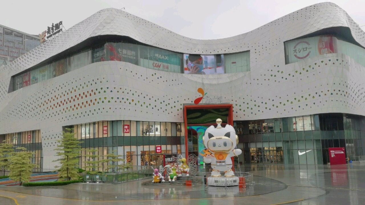 广州西湾路最大购物中心悦汇城现状,突袭而来大暴雨让人防不胜防