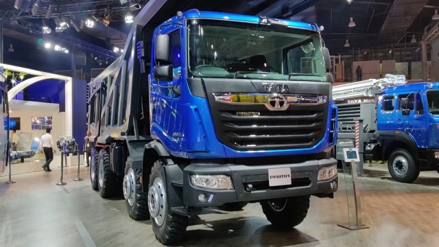 印度tata塔塔prima 8x4 自卸truck
