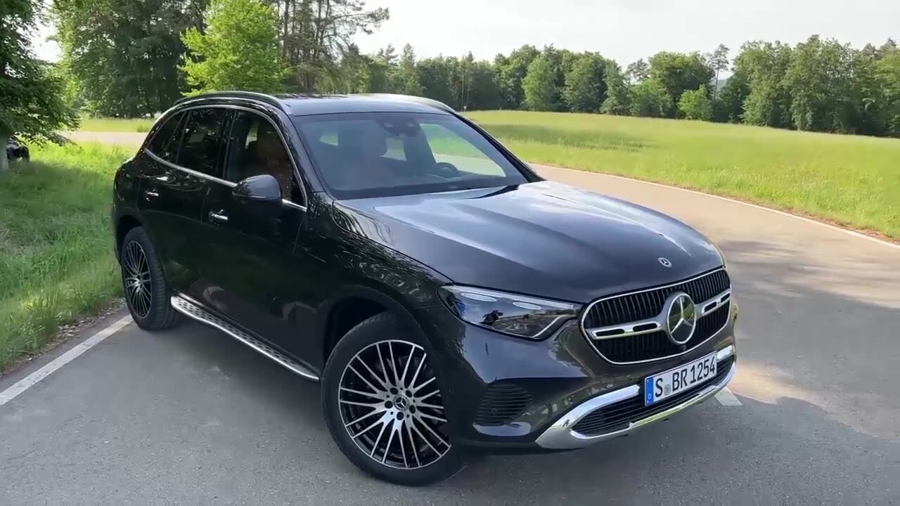 2023款奔驰glc300实车展示,全新外观和配置,等不等自己定_腾讯视频