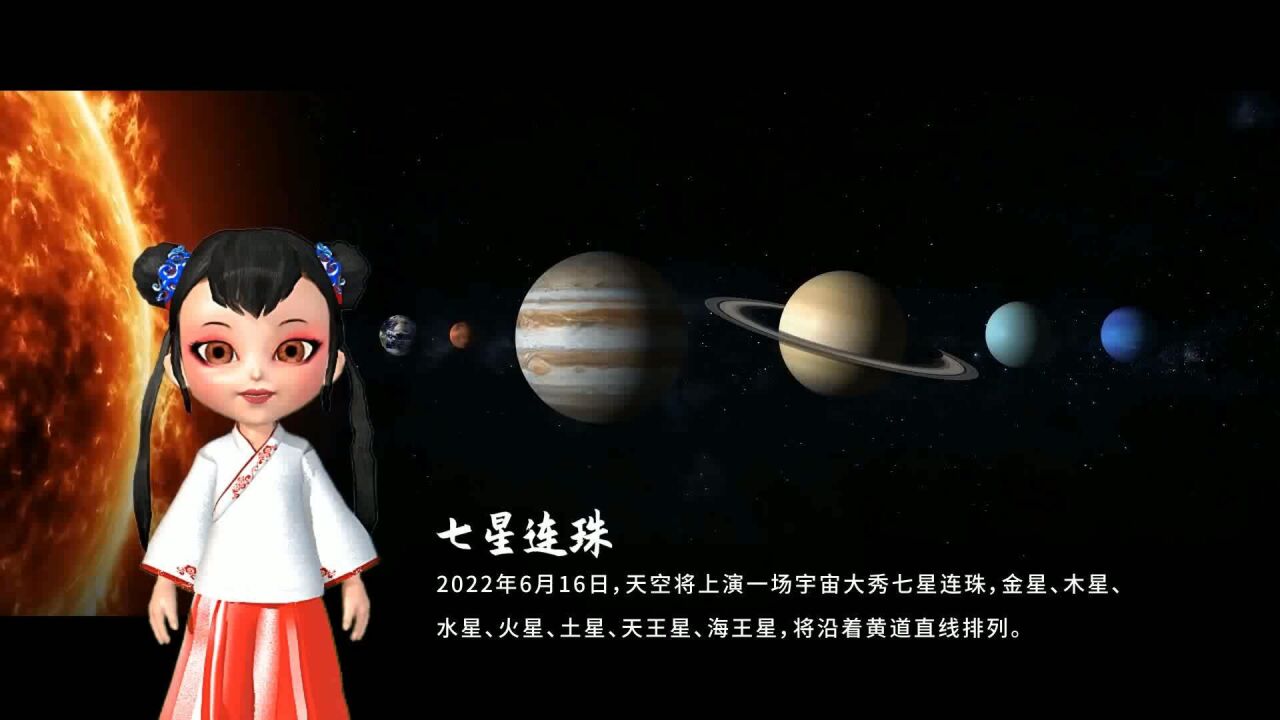 6月16日七星連珠,行星金木水火土天王海王將上演一場宇宙大秀!