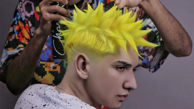 世界级天才理发师,艺术界的怪物,出神入化的超级赛亚人发型