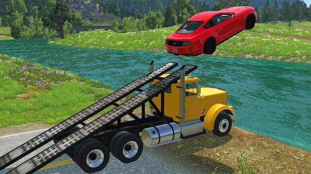 【BeamNG】跳远