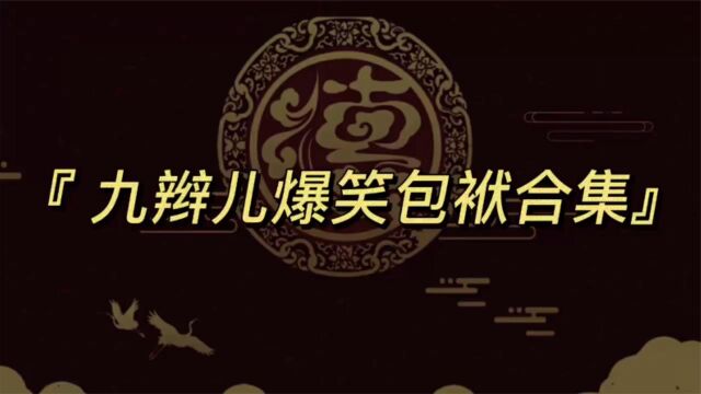 九辫儿爆笑包袱合集,九郎:我媳妇叫你公公,怎么着你是我爸爸?