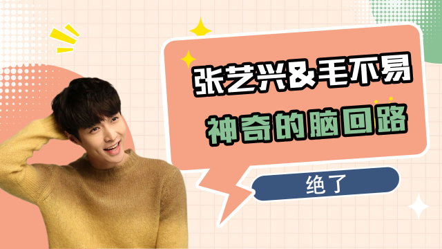 看来张艺兴和毛不易两个人估计有共同语言