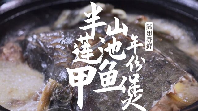 “出来混迟早要补的”半山莲池年份甲鱼煲,满满都是胶原蛋白.