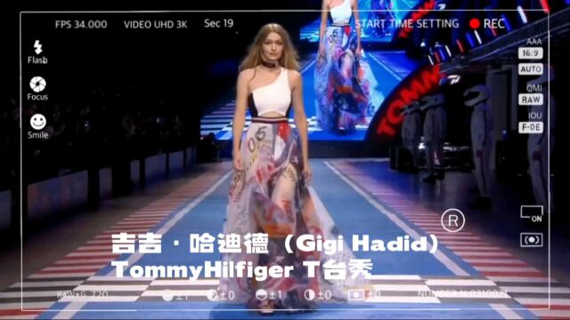 超级名模|吉吉ⷮŠ哈迪德(Gigi Hadid)TommyHilfiger T台秀