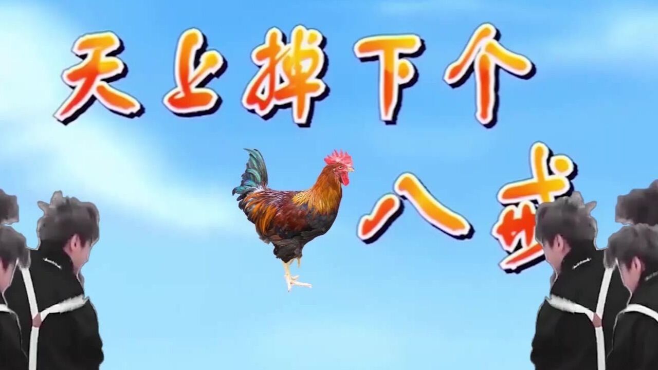 【鬼畜】鸡你太美，天上掉下个鸡八戒！_腾讯视频