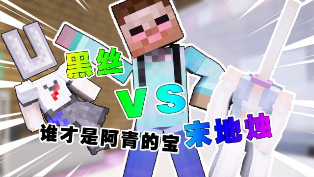 我的世界:史蒂夫的浪漫黑丝vs钻石,谁才是阿青真正的宝?