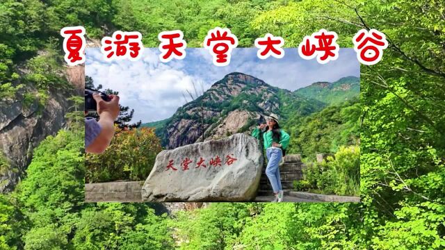 吮吸泥土的清香 夏游大别山原始景致 天堂大峡谷