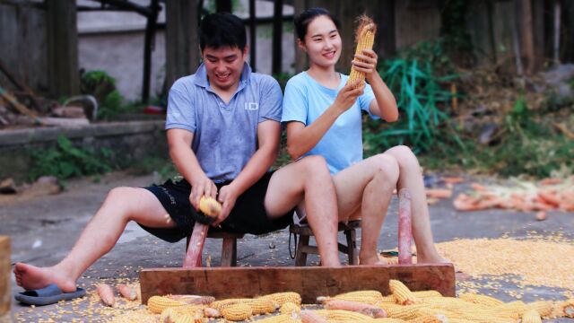 玉米大丰收啦!小时候嫌弃的粗粮,现在也成大家都爱的美食