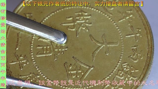 22930【罕见稀有的大清金币丙午版】