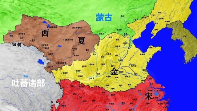 蒙古史41—蒙古远征中亚 金国“北失南补”