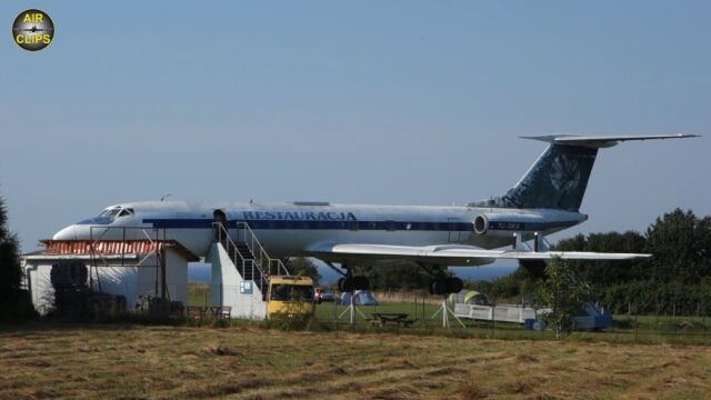 弗瓦迪斯瓦沃沃的波兰航空公司图波列夫Tu134A