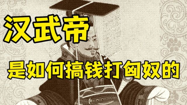 汉武帝是如何花样搞钱打匈奴的,诸侯豪强们被汉武帝搞惨了.