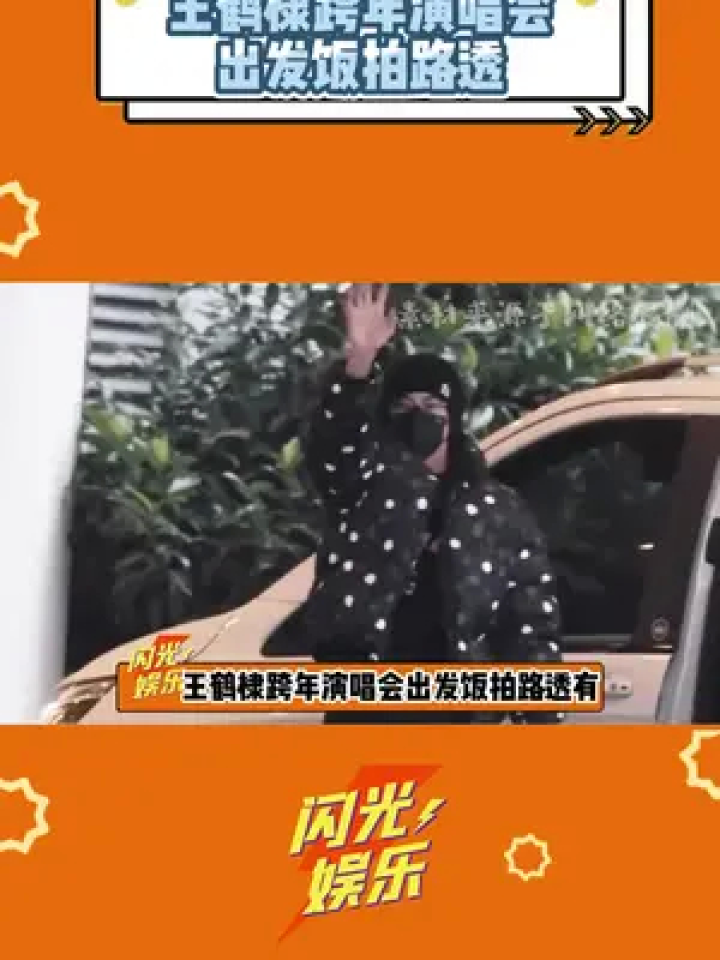又是挥手挥手的河堤 #王鹤棣 #王鹤棣跨年演唱会出发饭拍路透 #夏日娱评嘉年华_腾讯视频