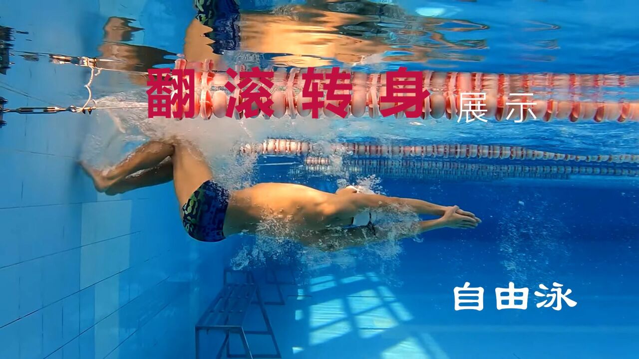 自由泳翻滚转身展示|多视角、多倍速_高清1080P在线观看平台_腾讯视频