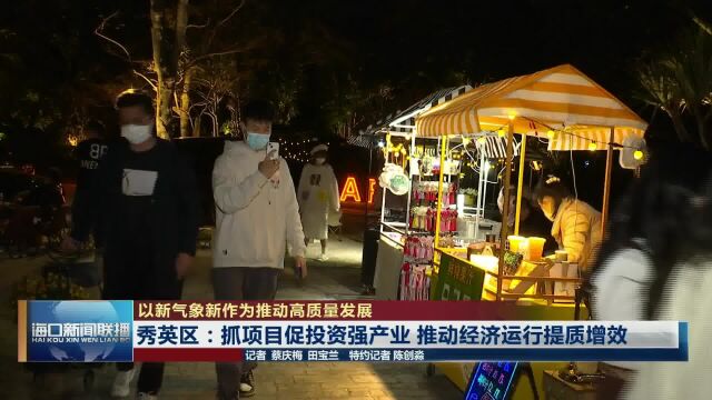 海口秀英区:抓项目促投资强产业 推动经济运行提质增效