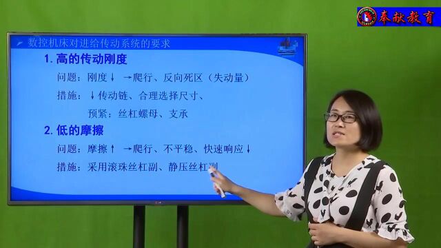 106、数控机床对进给传动系统的要求