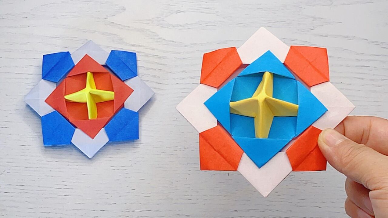 好看又好玩的陀螺折纸教程