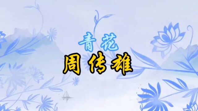 今日推歌:《青花》周传雄