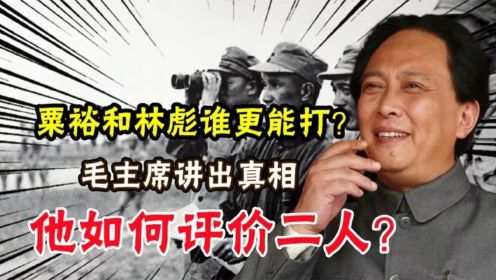 两大战神粟裕和林彪谁更能打？毛主席讲出真相，他如何评价二人？