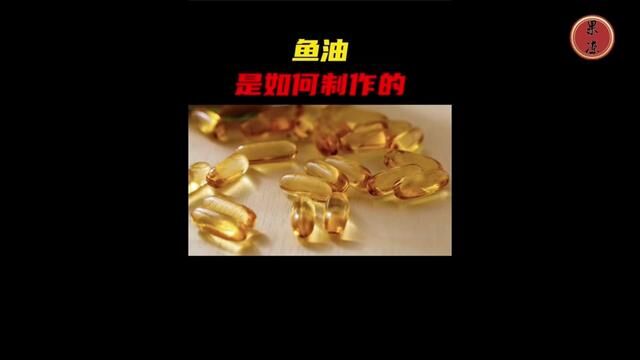 鱼油是如何制作的,你知道鱼油的制作过程吗?#鱼油 #深海鱼油 #深海鱼 #制作过程 #涨知识