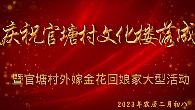 雷州市杨家镇官塘村文化楼落成庆典