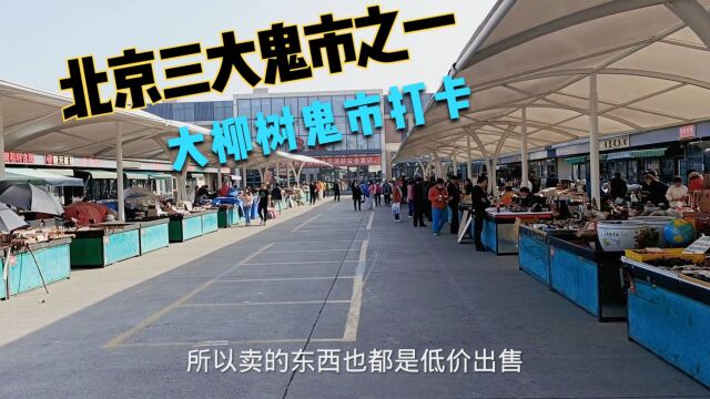 与潘家园齐名的北京三大集市之一的大柳树鬼市,今天到这里打卡