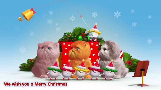 巴塔木儿歌22:早教儿歌《Kittens Christmas》,欢快的节奏,宝宝们都爱听