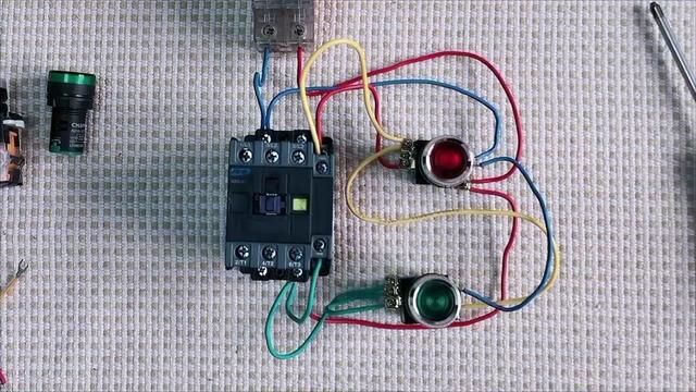 控制线路中的按钮指示灯的接线方法#零基础学电工 #电气控制 #电工知识