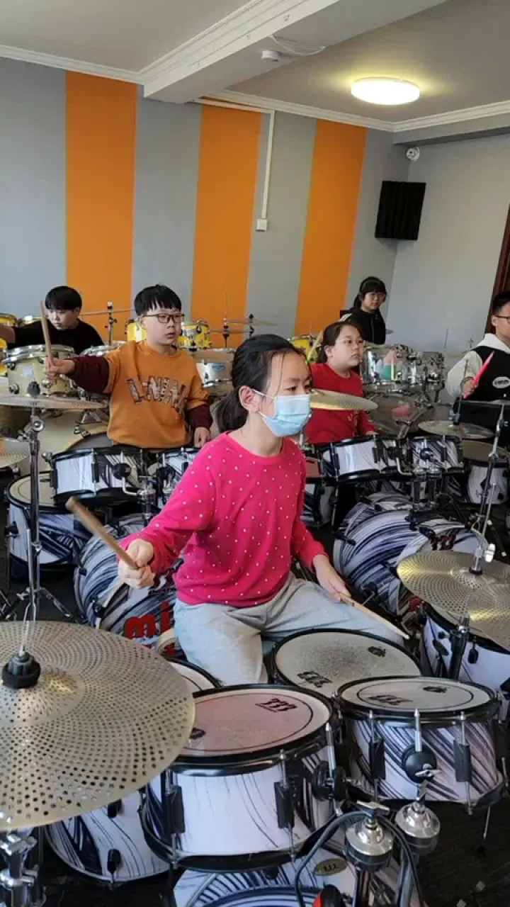 架子鼓演奏 #课堂随拍