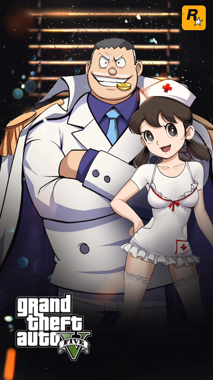 绘画设计之胖虎静香