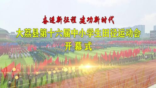 大荔县第十六届中小学生田径运动会开幕式（中）