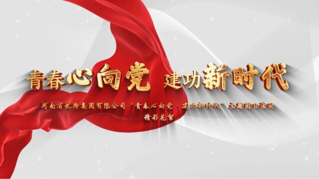 河南省机场集团有限公司“青春心向党 ⷠ建功新时代”主题团日活动 精彩花絮