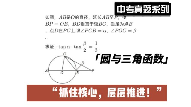 中考真题系列—圆与三角函数