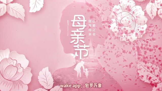 母亲节,是一个感谢母亲的节日