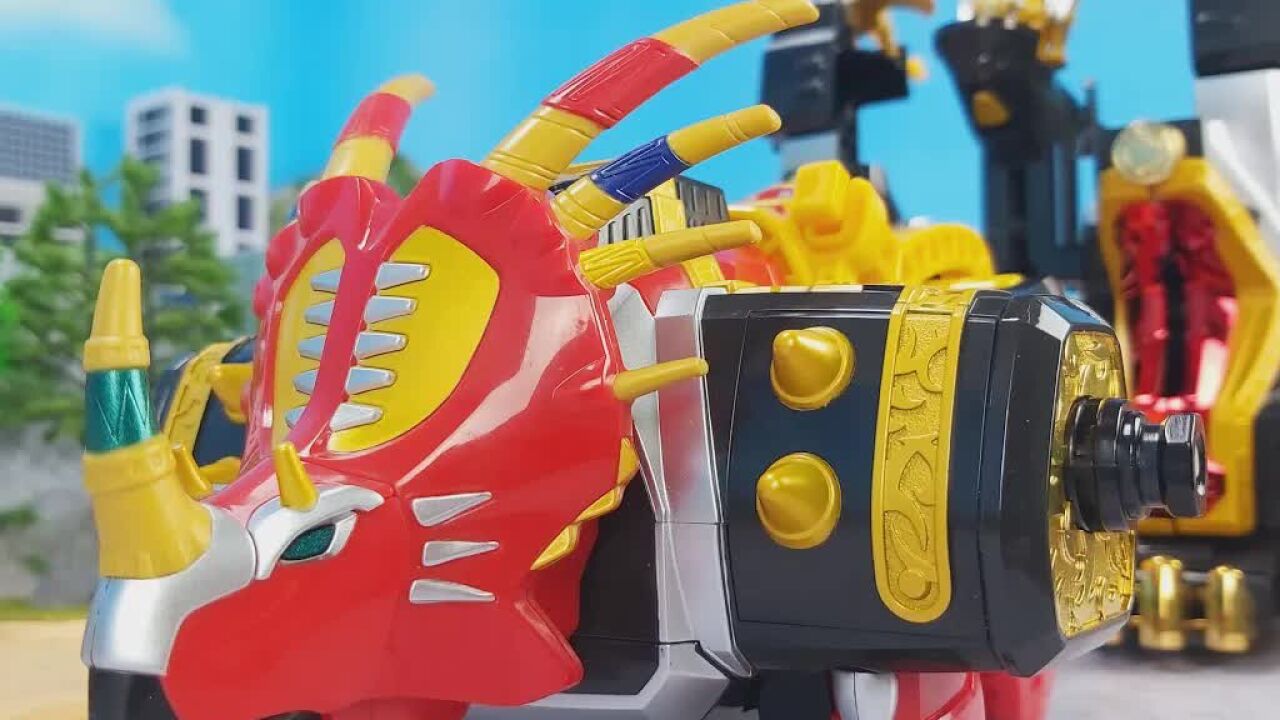 爆龙战队 dx 爆龙合体 极限龙王 定格动画