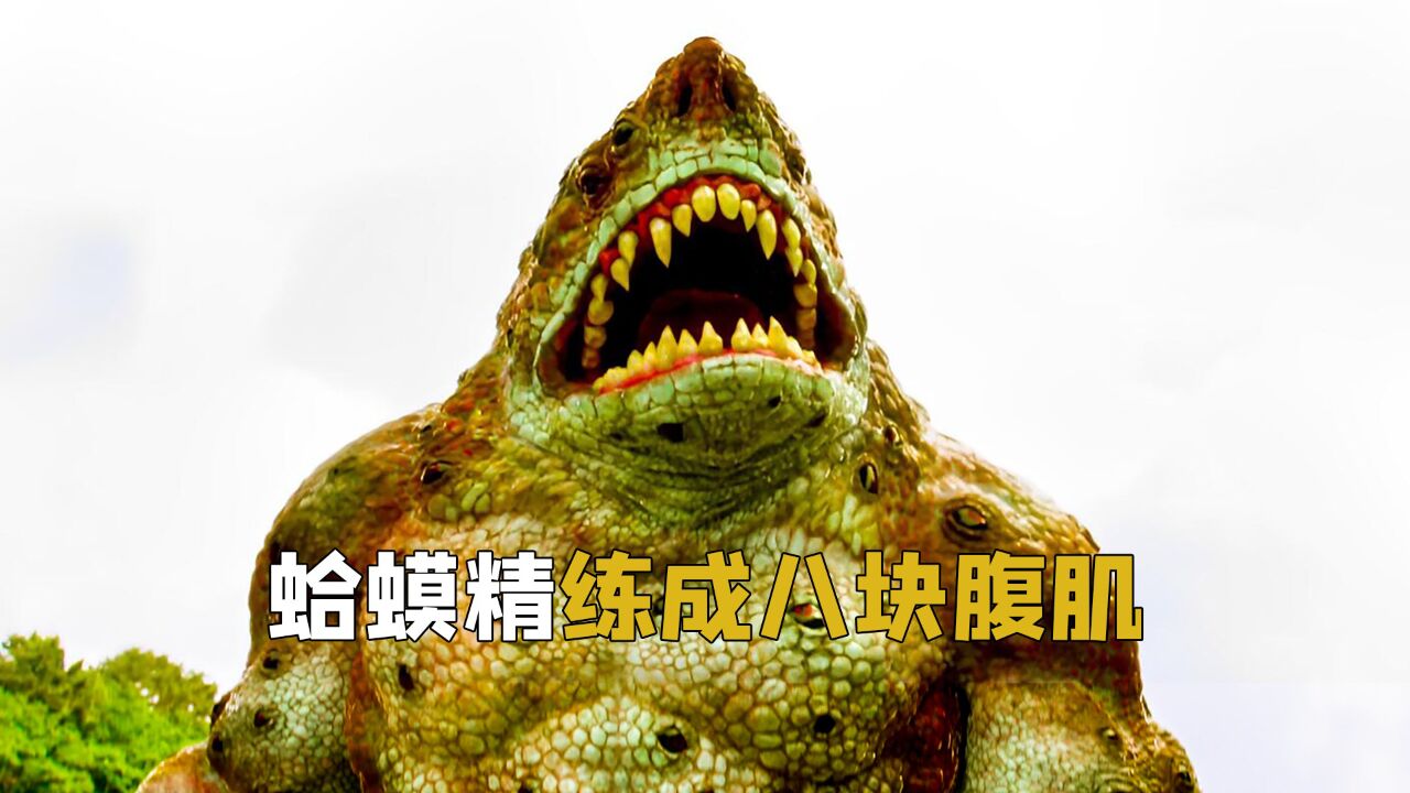 蛤蟆精练成八块腹肌